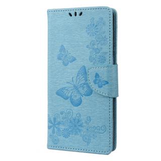 Knižkové puzdro pre Samsung Galaxy A14 4G / A14 5G - Butterfly modré (Peňaženkové puzdro pre Samsung Galaxy A14 4G / A14 5G)