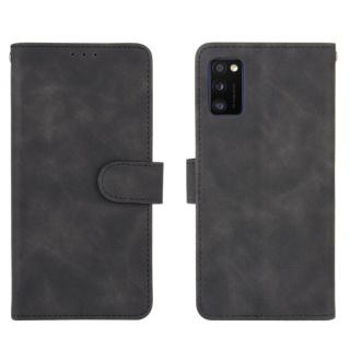 Knižkové puzdro pre Samsung Galaxy A41 - SOLID čierne (Puzdro pre Samsung Galaxy A41)