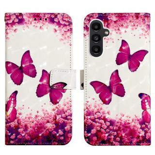 Knižkové puzdro pre Samsung Galaxy S23 FE - INK BUTTERFLY (Peňaženkové puzdro pre Samsung Galaxy S23 FE)