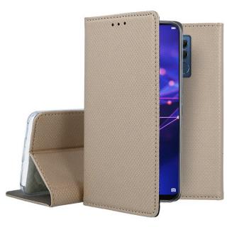 Knižkové púzdro Smart Magnet pre Huawei Mate 20 Lite zlaté