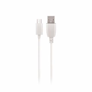 Maxlife Micro USB Fast Charge kábel 2A 1m biely