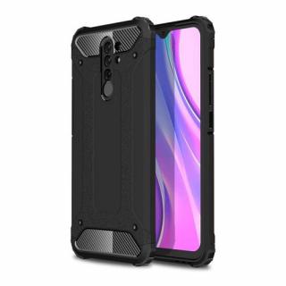 Púzdro Hybrid Armor Defender pre Xiaomi Redmi 9 čierne