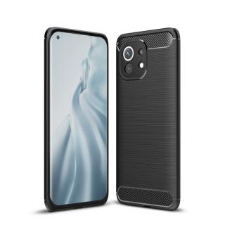 Silikónové puzdro pre Xiaomi Mi 11  - carbon čierne