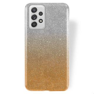 Silikónový kryt na Samsung Galaxy A53 5G - Glitter zlato strieborný