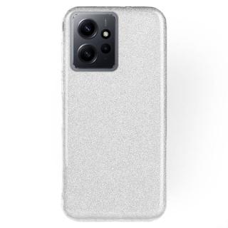 Silikónový kryt na Xiaomi Redmi Note 12 - GLITTER strieborné