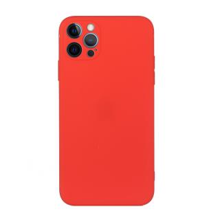 Silikónový kryt pre iPhone 15 Pro Max - červený (Zadný ochranný kryt pre iPhone 15 Pro Max)