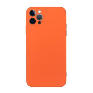 Silikónový kryt pre iPhone 15 Pro - oranžový (Zadný silikónový kryt pre iPhone 15 Pro)