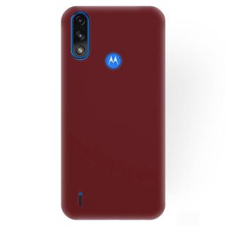 Silikonový kryt pre Lenovo Motorola Motorola E7 Power bordové