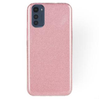 Silikónový kryt pre Motorola Moto E32 / E32s - GLITTER ružový