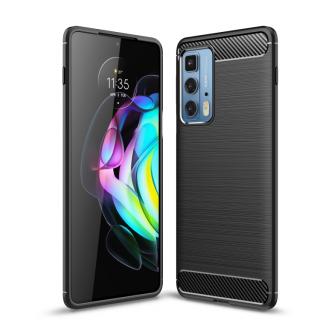 Silikonový kryt pre Motorola Moto Edge 20 Pro - Carbon čierne