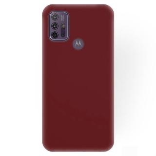 Silikonový kryt pre Motorola Moto G10 / G20 / G30 bordové