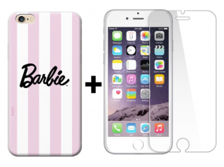 SKLO + PUZDRO 2v1 pre Apple iPhone 6 Plus, 6S Plus - BARBIE 009