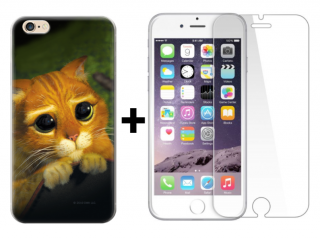 SKLO + PUZDRO 2v1 pre Apple iPhone 6 Plus, 6S Plus - SHREK 006