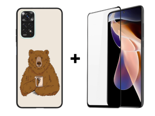 SKLO + PÚZDRO 2v1 pre Xiaomi Redmi Note 11 Pro / Note 11 Pro 5G - Pattern 007