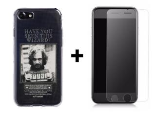 SKLO + PUZDRO pre iPhone 7 / 8 / SE 2022 / SE 2020 -  Priesvitný Harry Potter031