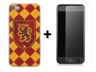 SKLO + PUZDRO pre iPhone 7 / 8 / SE 2022 / SE 2020 -  Silikónový Harry Potter001