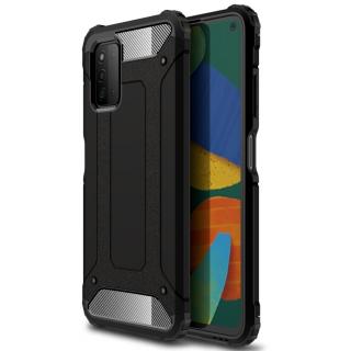 Tvrdený kryt na Samsung Galaxy A03s - Armor čierne