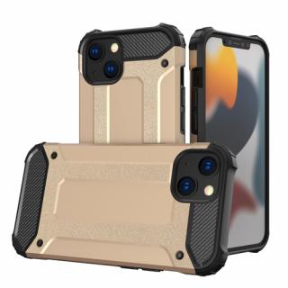 Tvrdený kryt pre Apple iPhone 13 - Hybrid Armor zlatý