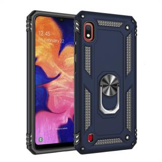 Tvrdený kryt pre Samsung Galaxy A10 - RING ARMOR modrý (Puzdro pre Samsung Galaxy A10)