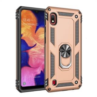 Tvrdený kryt pre Samsung Galaxy A10 - RING ARMOR zlatý (Puzdro pre Samsung Galaxy A10)