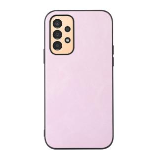 Tvrdený kryt pre Samsung Galaxy A13 4G - COWHIDE ružový (Puzdro pre Samsung Galaxy A13 4G)