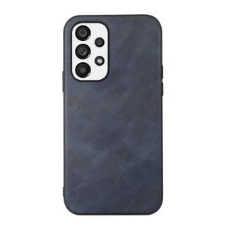 Tvrdený kryt pre Samsung Galaxy A53 5G - COWHIDE modrý (Puzdro pre Samsung Galaxy A53 5G)