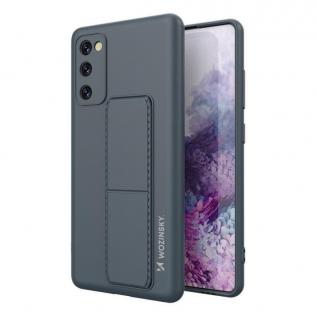 Tvrdený kryt pre Samsung Galaxy A71 - Kickstand modrý