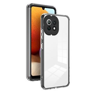 Tvrdený kryt pre Xiaomi Mi 11 Lite 4G / 5G - FRAME čierny (Puzdro pre Xiaomi Mi 11 Lite 4G / 5G)