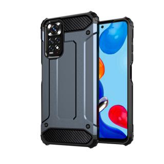 Tvrdený kryt pre Xiaomi Redmi Note 11 / Note 11s - Hybrid Armor modrý