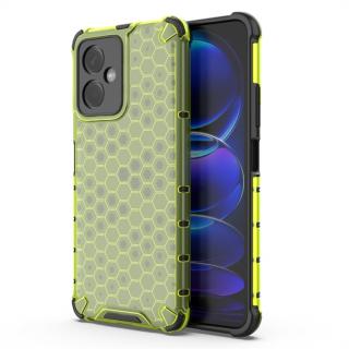 Tvrdený kryt pre Xiaomi Redmi Note 12 - HONEYCOMB zelený (Puzdro pre Xiaomi Redmi Note 12)