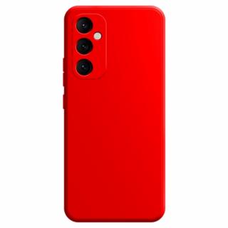 Zadný kryt na Samsung Galaxy A55 5G - Silikónový MATT červený (Ochranný obal pre Samsung Galaxy A55 5G)