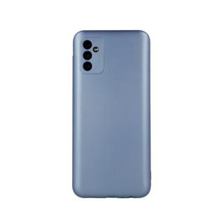Zadný kryt na Samsung Galaxy A55 5G - Silikónový METALLIC modrý (Ochranný obal pre Samsung Galaxy A55 5G)