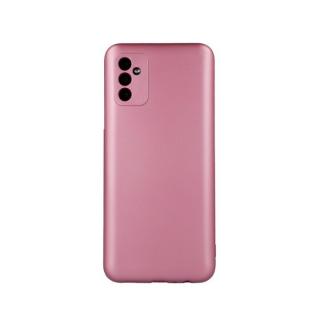 Zadný kryt na Samsung Galaxy A55 5G - Silikónový METALLIC ružový (Ochranný obal pre Samsung Galaxy A55 5G)