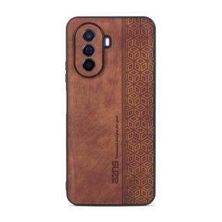 Zadný kryt pre Huawei Nova Y70 - Embossed hnedý