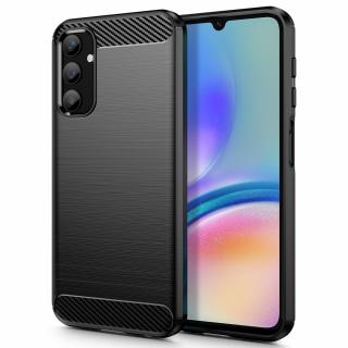 Zadný kryt pre Samsung Galaxy A05s - Silikónový CARBON čierny (Ochranný obal pre Samsung Galaxy A05s)