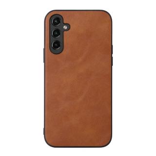 Zadný kryt pre Samsung Galaxy A14 4G / A14 5G - COWHIDE hnedý (Puzdro pre Samsung Galaxy A14 4G / A14 5G)