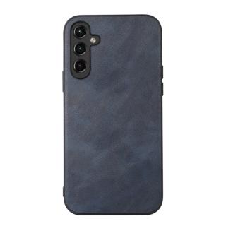 Zadný kryt pre Samsung Galaxy A14 4G / A14 5G - COWHIDE modrý (Puzdro pre Samsung Galaxy A14 4G / A14 5G)