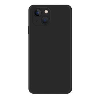 Zadný ochranný kryt pre iPhone 15 - Silikónový čierny (Zadný kryt pre iPhone 15)