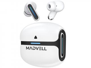 Bezdrôtové slúchadlá Madvell Mantis - biela