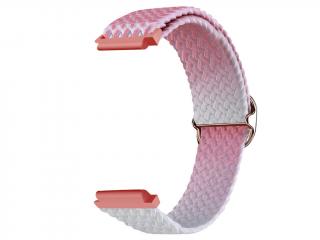 Pletený nylonový remienok Ombre Flamingo 20 mm