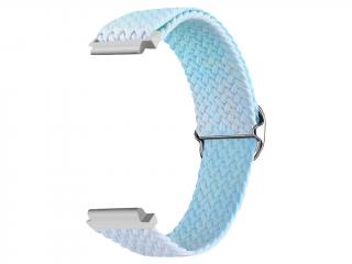 Pletený nylonový remienok Ombre Ľadová triešt 22mm