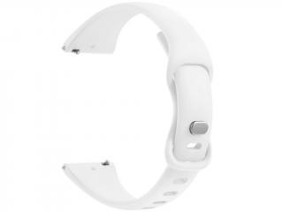Silikónový remienok slim biela 20mm
