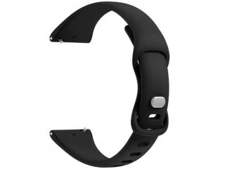 Silikónový remienok slim čierna 20mm
