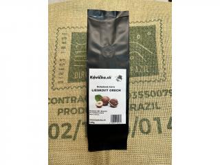 Kávička Brazil Ochutená zrnková káva LIESKOVÉ ORECHY 125 g
