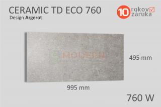 SMODERN CERAMIC TD ECO 760 bezrámový 760W