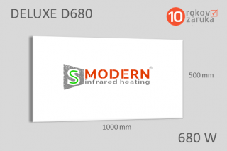 SMODERN DELUXE D680 bezrámový 680W