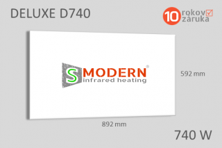 SMODERN DELUXE D740 bezrámový 740W