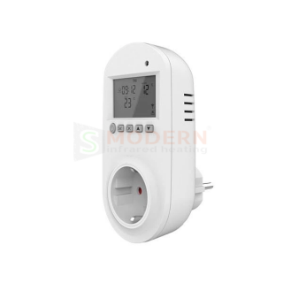 SMODERN HY02TPR zásuvkový WiFi termostat, biely, 16A