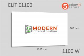 SMODERN® Infrapanel ELIT E1100, 1100 W, biely