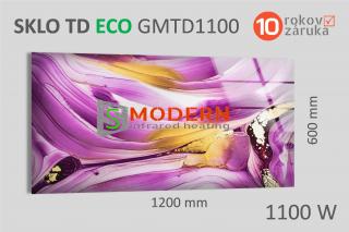 SMODERN sklenený infrapanel TD ECO GMT1100 sklenený obrazový 1100W